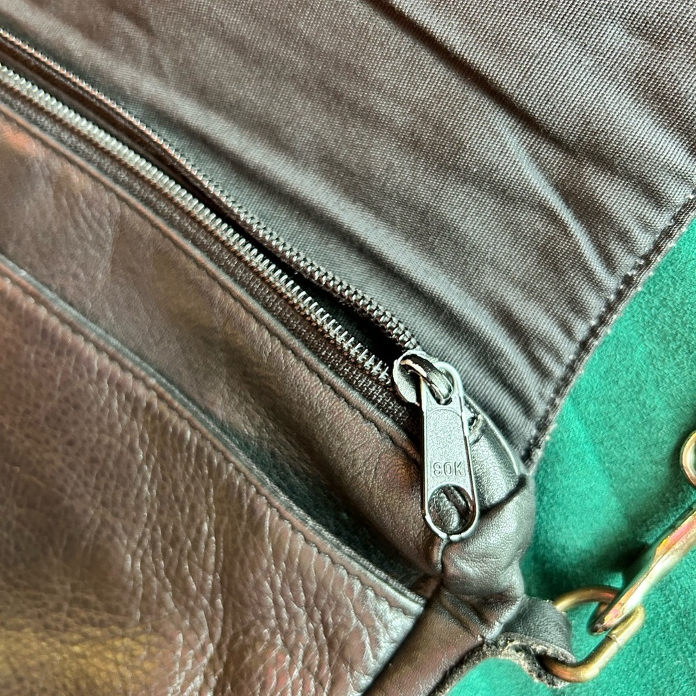 American Vintage Black Leather Satchel - Picture 7 of 15